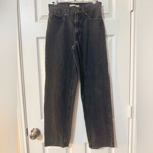 Levi's Women's Black Baggy Jeans